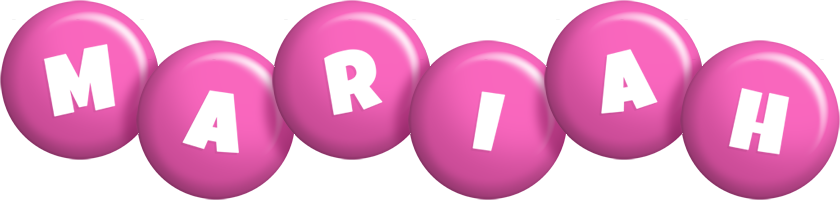 Mariah candy-pink logo