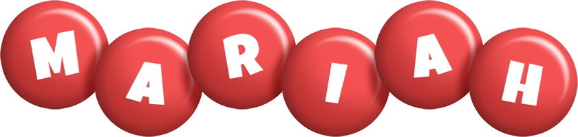 Mariah candy-red logo