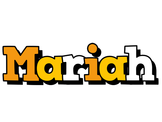 Mariah cartoon logo