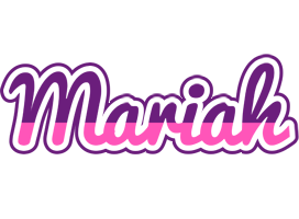 Mariah cheerful logo