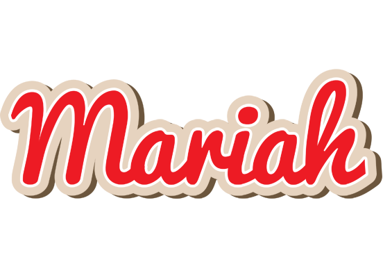 Mariah chocolate logo