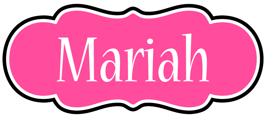 Mariah invitation logo