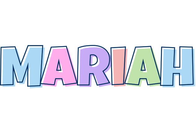 Mariah pastel logo
