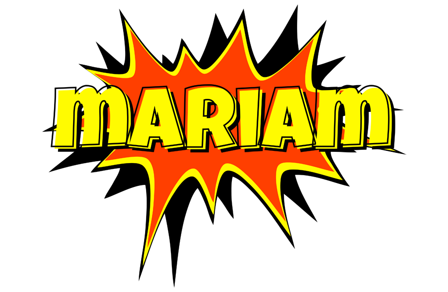 Mariam bazinga logo
