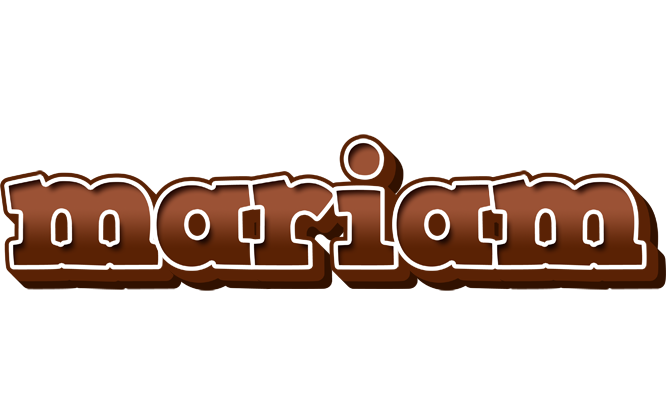 Mariam brownie logo