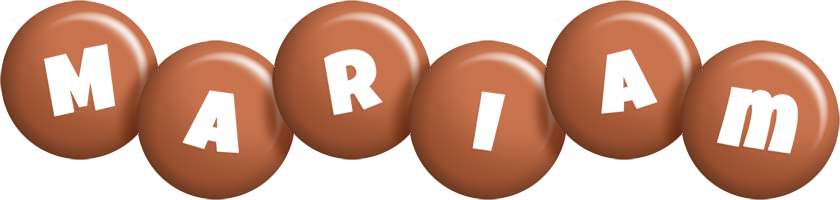 Mariam candy-brown logo