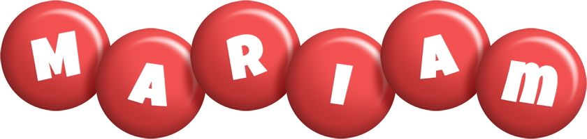 Mariam candy-red logo