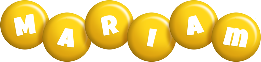 Mariam candy-yellow logo