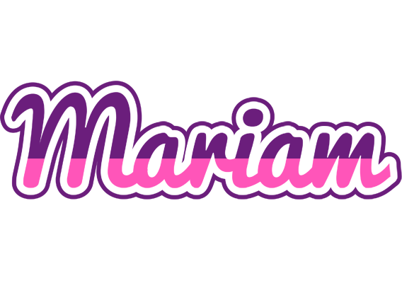 Mariam cheerful logo