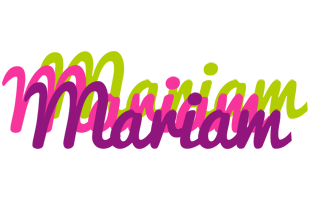 Mariam flowers logo