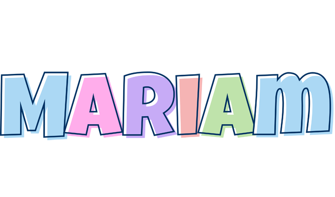 Mariam pastel logo