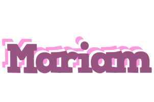 Mariam relaxing logo