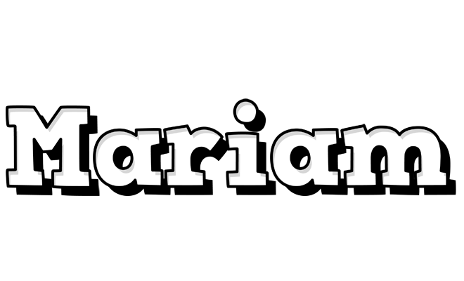 Mariam snowing logo