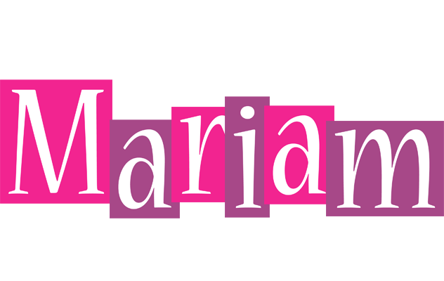 Mariam whine logo