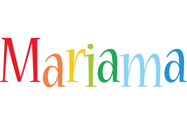 Mariama birthday logo
