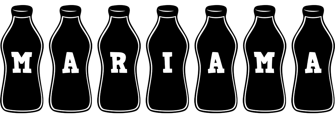 Mariama bottle logo