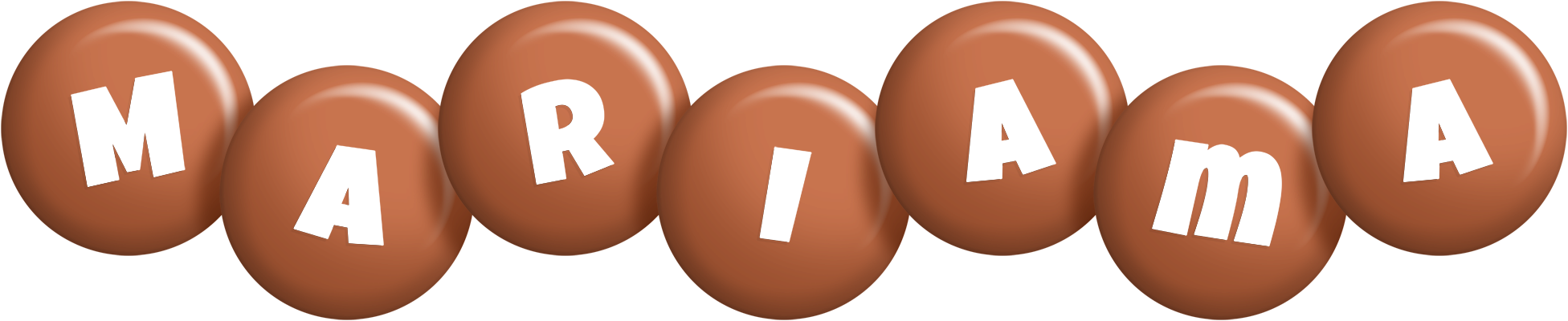 Mariama candy-brown logo