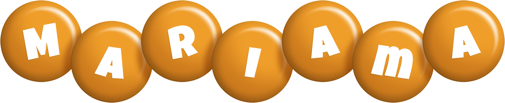 Mariama candy-orange logo