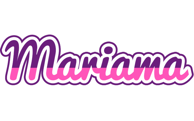 Mariama cheerful logo