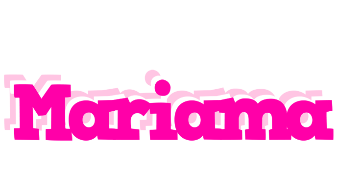 Mariama dancing logo