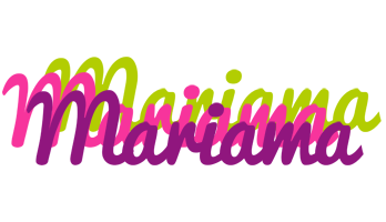 Mariama flowers logo