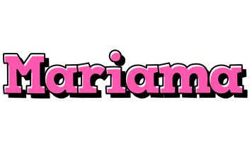 Mariama girlish logo