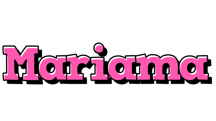Mariama girlish logo