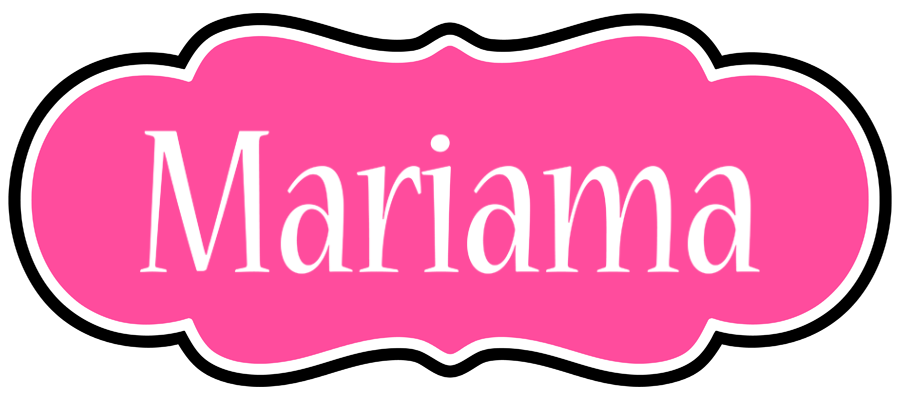 Mariama invitation logo
