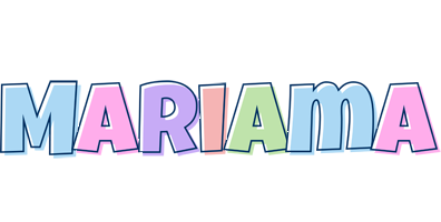 Mariama pastel logo