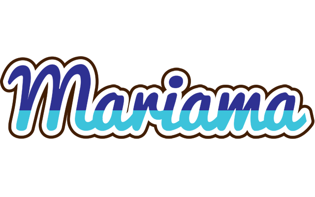 Mariama raining logo