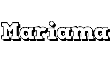 Mariama snowing logo