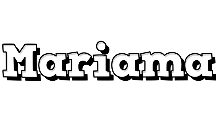 Mariama snowing logo