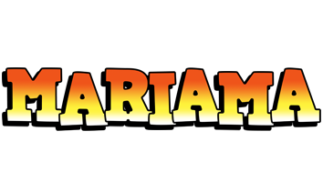 Mariama sunset logo