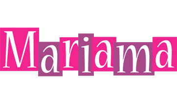 Mariama whine logo