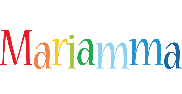 Mariamma birthday logo