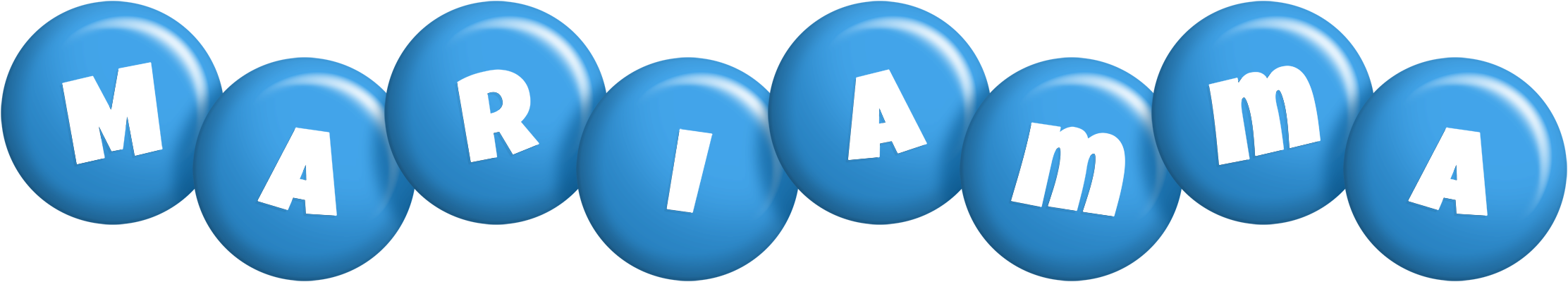 Mariamma candy-blue logo