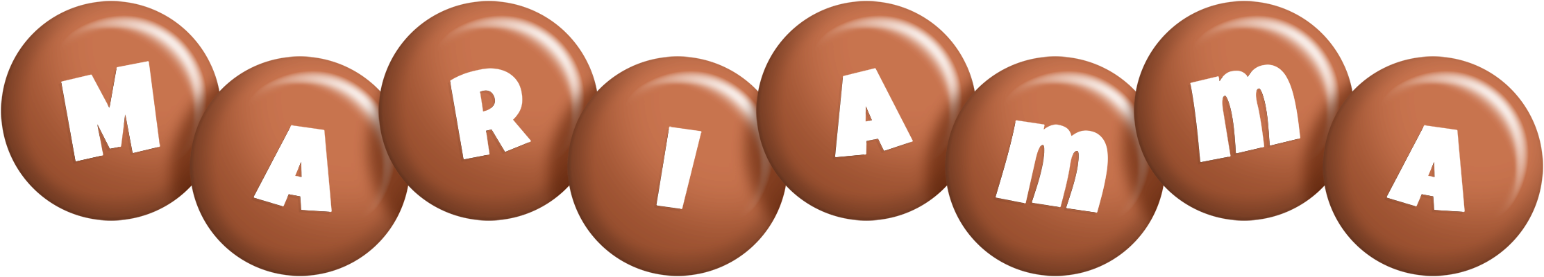 Mariamma candy-brown logo