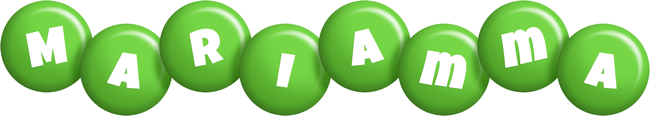 Mariamma candy-green logo