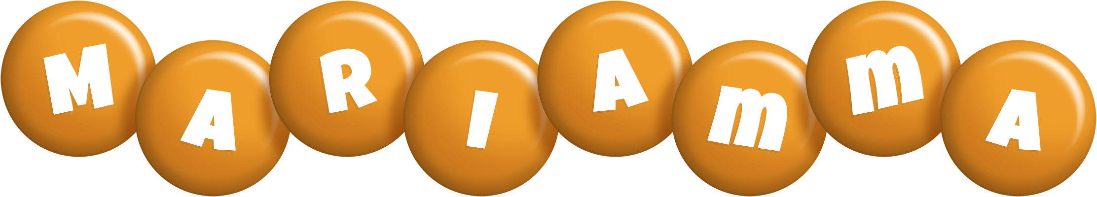 Mariamma candy-orange logo