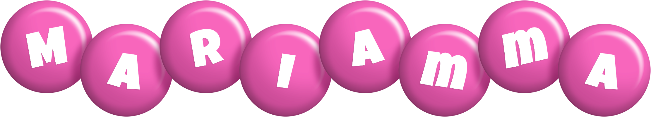 Mariamma candy-pink logo