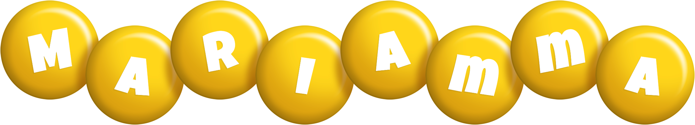 Mariamma candy-yellow logo
