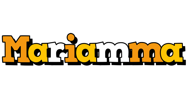Mariamma cartoon logo
