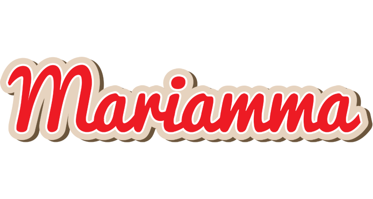 Mariamma chocolate logo