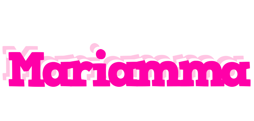 Mariamma dancing logo