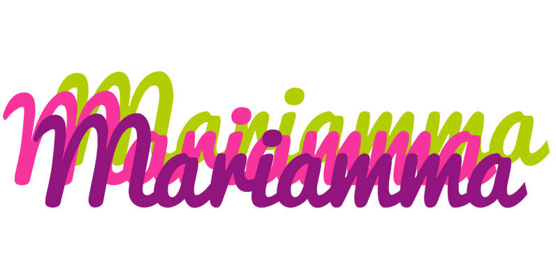 Mariamma flowers logo