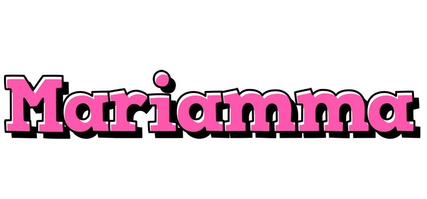 Mariamma girlish logo