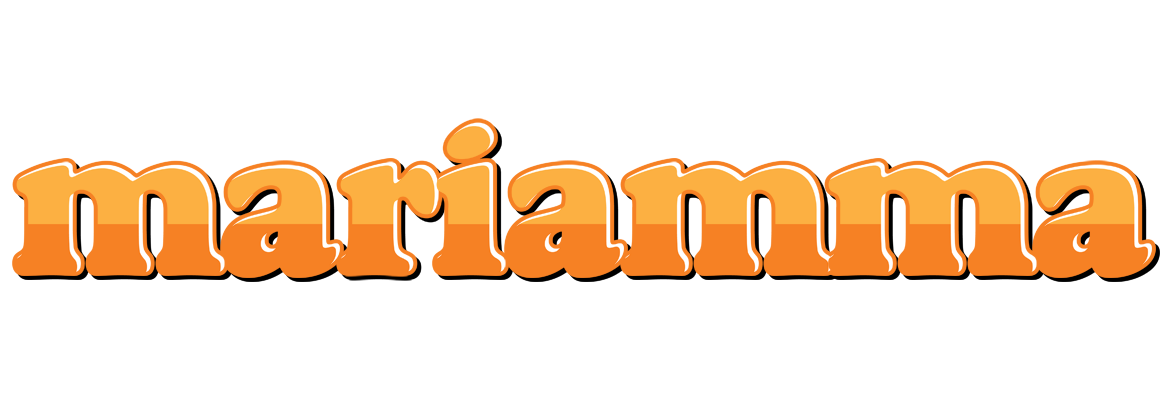 Mariamma orange logo
