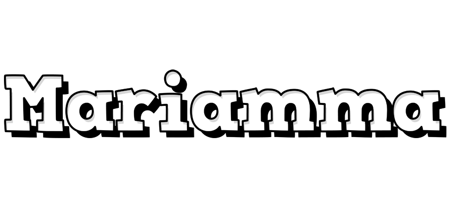 Mariamma snowing logo