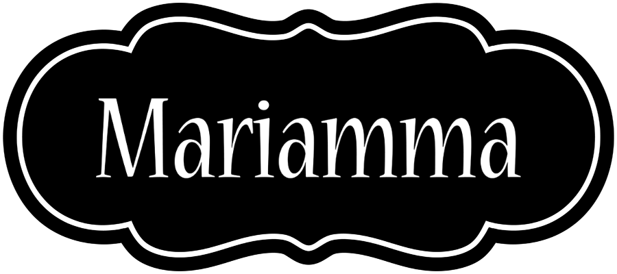 Mariamma welcome logo