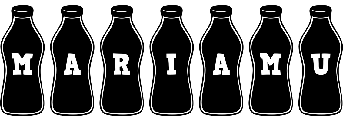 Mariamu bottle logo